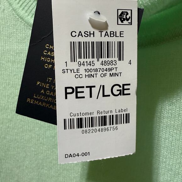 NWT Charter Club Luxury 100% Cashmere Turtleneck Sweater Size PL - Picture 8 of 13